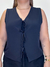 Blusa regata com amarração frontal Luciana na internet