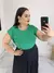 Blusa Muscle em Viscolycra verde bandeira na internet