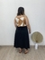 Saia envelope plus preta - Moda Plus Size - Zeona Moda