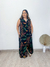 Chemise sem manga de botão plus size estampa Farm Cris