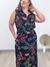 Chemise sem manga de botão plus size estampa Farm Cris na internet