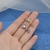 Jóia de umbigo PVD dourada 6 pedras de zircônia natural - OG Queen Store