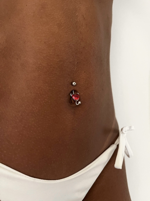 Piercing de umbigo rubi - comprar online