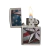 ISQUEIRO ZIPPO RETRO STAR COM REFIL DE FLUIDO 125 ML