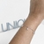 Pulseira de prata zircônias gota na internet