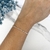 Pulseira de prata veneziana com bolinhas na internet