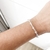Pulseira de prata Zircônias - loja online