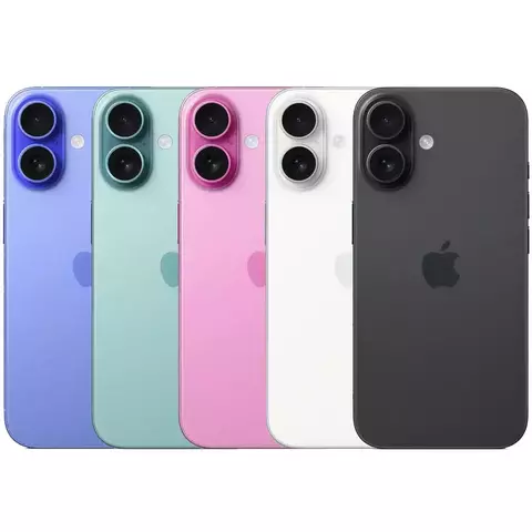 iPhone 16 — Pink / White / Teal / Black / Ultramarine