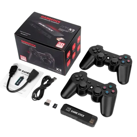Consola Retro Games Stick 3D X2 Plus 4K