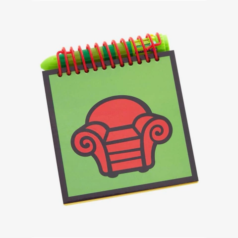 Cuaderno para notas de Las pistas de Blue