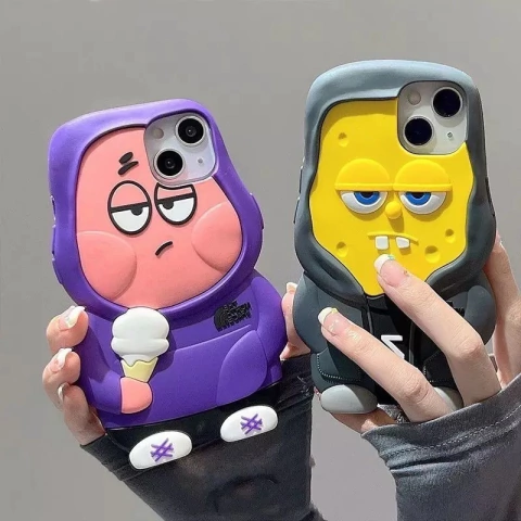 Funda Bob Esponja y Patricio