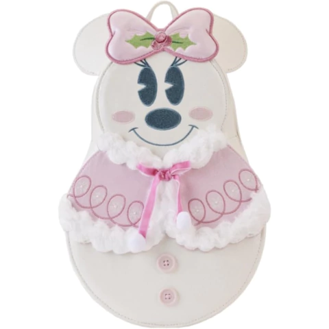 Mochila Minnie Mouse Muñeco de nieve Loungefly
