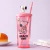 Vasos con popote de Snoopy