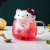 Tazas de cristal de Hello Kitty y sus amigos