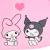 Mini Backpack Kuromi & Melody Loungefly - Shopping Lovers