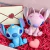 Lámpara Rompecabezas de Stitch y Ángel