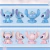 Lámpara Rompecabezas de Stitch y Ángel