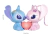 Lámpara Rompecabezas de Stitch y Ángel - comprar en línea