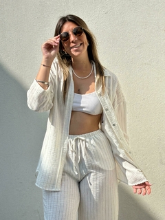 PANTALON DE LINO TALLE UNICO - tienda online
