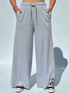 PANT DUBAI GRIS MELANGE TALLE 38/40