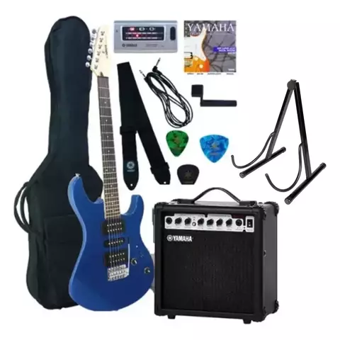Yamaha ERG121 Metallic Blue + Acc