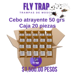 Trampas de Moscas "Bote Reusables" 1/2 Galon para Ganado 5 Pzas