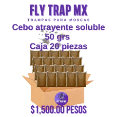 Trampas de Moscas "Bote Reusables" 1/2 Galon para Ganado 3 Pzas