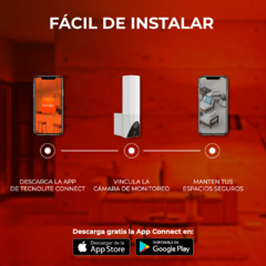 Cámara de Monitoreo 300° con Lámpara Inteligente WiFi Exteriores, Altavoz y Micrófono, Visión Nocturna, Compatible con App móvil y Asistentes de voz - tienda en línea