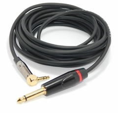 CABLE TRS 1/8" A TS GOLD PREMIUM 99,99% LIBRE OXIGENO / BLINDADO / SIN RUIDO / PROFESIONAL - comprar online
