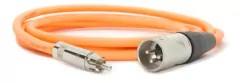 CABLE CANON XLR MACHO A RCA MACHO NEUTRIK REAN LOW NOISE BLINDADO NARANJA - comprar online