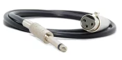 Cable Canon Xlr Hembra Jack A 1/4in 6,35mm Macho Mono