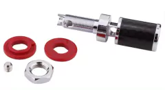JUEGO CONECTORES HEMBRA BANANA CHASIS CHAPADO EN RODIO DE FIBRA DE CARBONO - comprar online