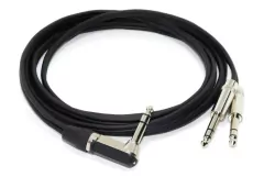 Cable Adaptador Trs 90º A Dos Trs Low Noise Profesional Hamc en internet