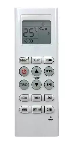 Control Remoto Aire Acondicionado Audinac Standard Electric Audinac Otros