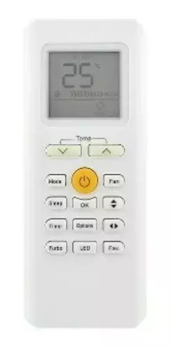 Control Remoto Aire Acondicionado ALASKA BGH MIDEA SUPER GENERAL