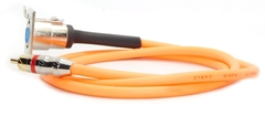 CABLE CANON XLR HEMBRA CHASIS A RCA PLATEADO LINEA ROJA GOLD PREMIUM NARANJA FLUOR - comprar online
