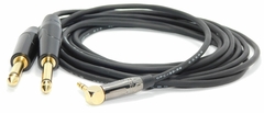 CABLE TRS 1/8 90º A DOS TS 99,99% LIBRE OXIGENO BLINDADO GOLD PREMIUM HAMC