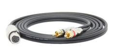Cable Canon Xlr Hembra A 2 Rca Balanceado Premium Bajo Ruido