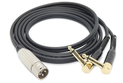Cable Canon Xlr Macho Desbalanceado A 2 Plug 6,5mm 90º Mono L Y R PREMIUM en internet