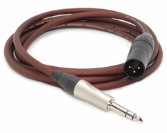 CABLE TRS A XLR MACHO GOLD PREMIUM AMPHENOL / MONITORES / LOW NOISE / 99,99% LIBRE OXIGENO / - comprar online