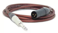 CABLE TRS A XLR MACHO GOLD PREMIUM AMPHENOL / MONITORES / LOW NOISE / 99,99% LIBRE OXIGENO /