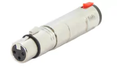 ADAPTADOR CANON XLR HEMBRA PLUG MONO HEMBRA CON TRABA PREMIUM - comprar online