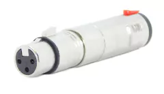 ADAPTADOR CANON XLR HEMBRA PLUG MONO HEMBRA CON TRABA PREMIUM