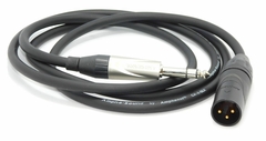 CABLE TRS A XLR MACHO GOLD PREMIUM AMPHENOL / MONITORES /