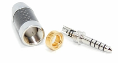 Conector de Audio de fibra de carbono chapado en rodio 4,4mm para Cable de 9mm de diámetro - comprar online
