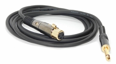 CABLE CANON XLR HEMBRA A TS (PLUG MONO) GOLD PREMIUM HAMC LOW NOISE PROFESSIONAL 2024