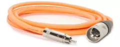 CABLE CANON XLR MACHO A RCA MACHO NEUTRIK REAN LOW NOISE BLINDADO NARANJA