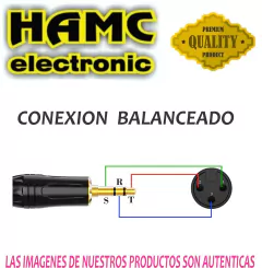 CABLE CANON XLR MACHO A MINIPLUG ESTEREO CUERPO REDUCIDO LOW NOISE ( BALANCEADO) en internet