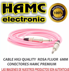Cable Plug Plug 5mts Instrumentos Musicales Colores Hamc - tienda online