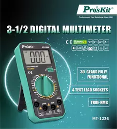 Tester Multimetro Digital Proskit Mt-1226 True Rms Prof en internet